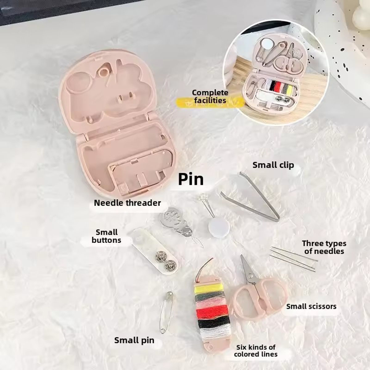 Mini Manual Sewing Machine Kit - Travel Accessories To Sew recensie en prijs