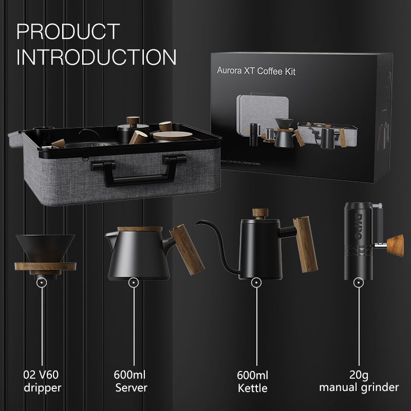 DHPO Luxury Coffee Kit Set wit - Portable Travel Kettle recensie en prijs