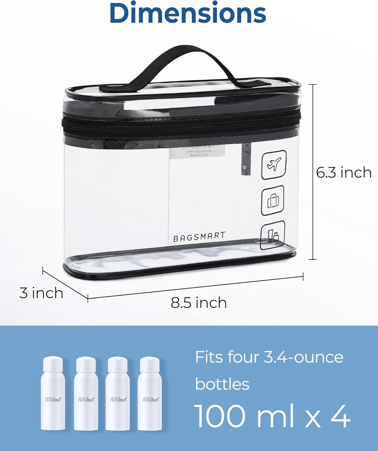 BAGSMART TSA Approved Toiletry - Toiletry Bag Tsa recensie en prijs