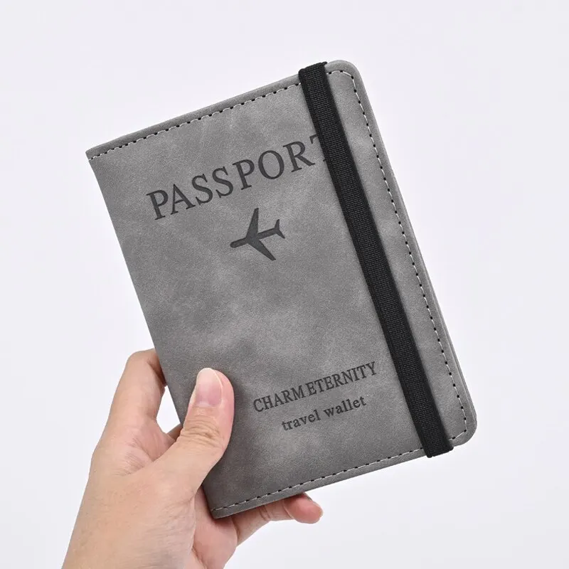 Men PU Leather Wallet Travel P - Travel Accessories Plane recensie en prijs