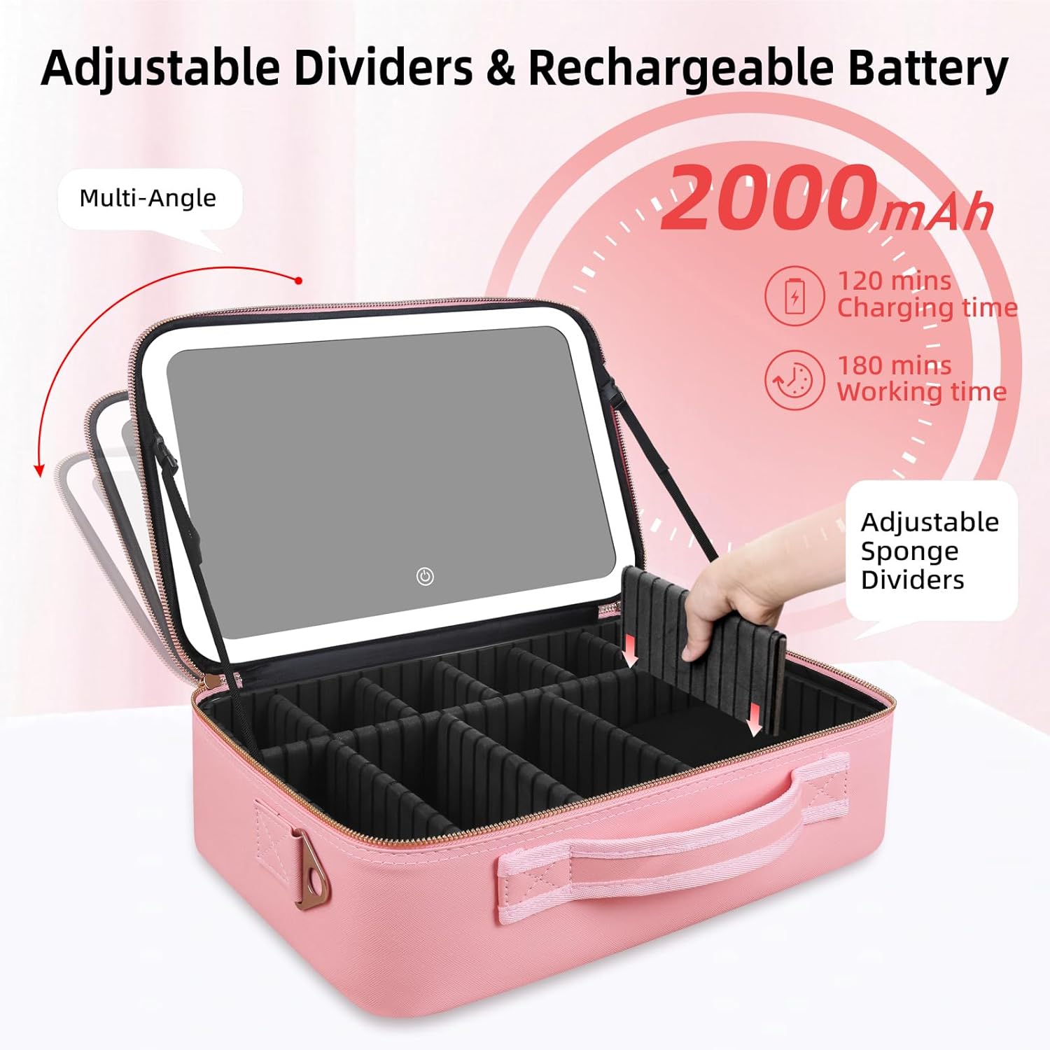 Large Capacity Makeup Bag 15'' - Travel Z recensie en prijs