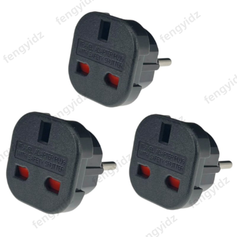 3PCS UK to EU Plug Adapter Eur - Travel Accessories Europe recensie en prijs