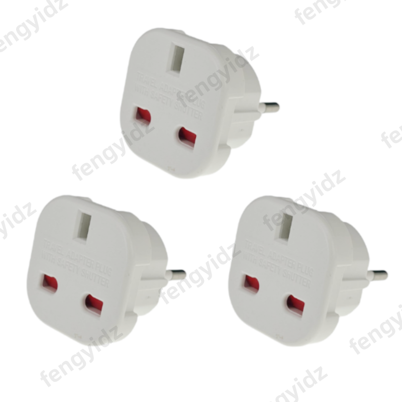 3PCS UK to EU Plug Adapter Eur - Travel Accessories Europe recensie en prijs