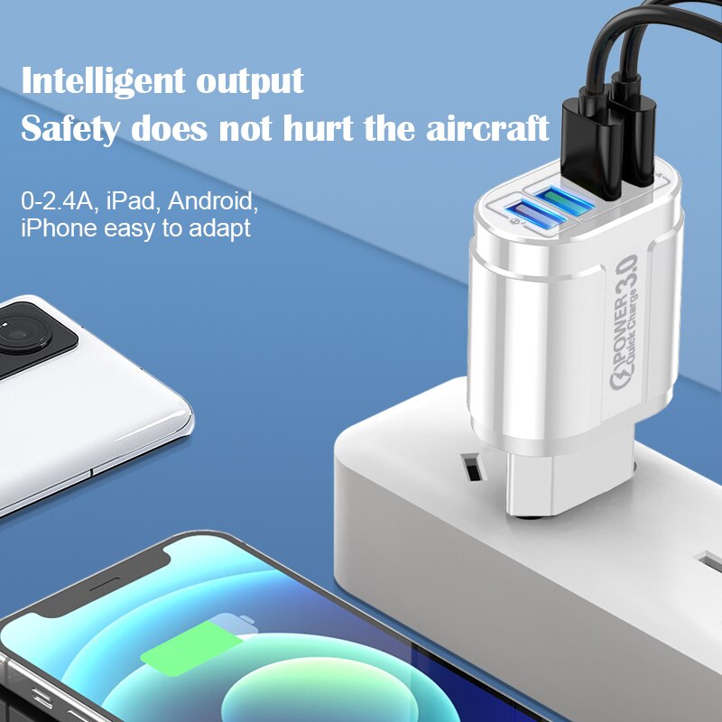 48W Fast Charging Europe EU US - Travel Accessories Europe recensie en prijs