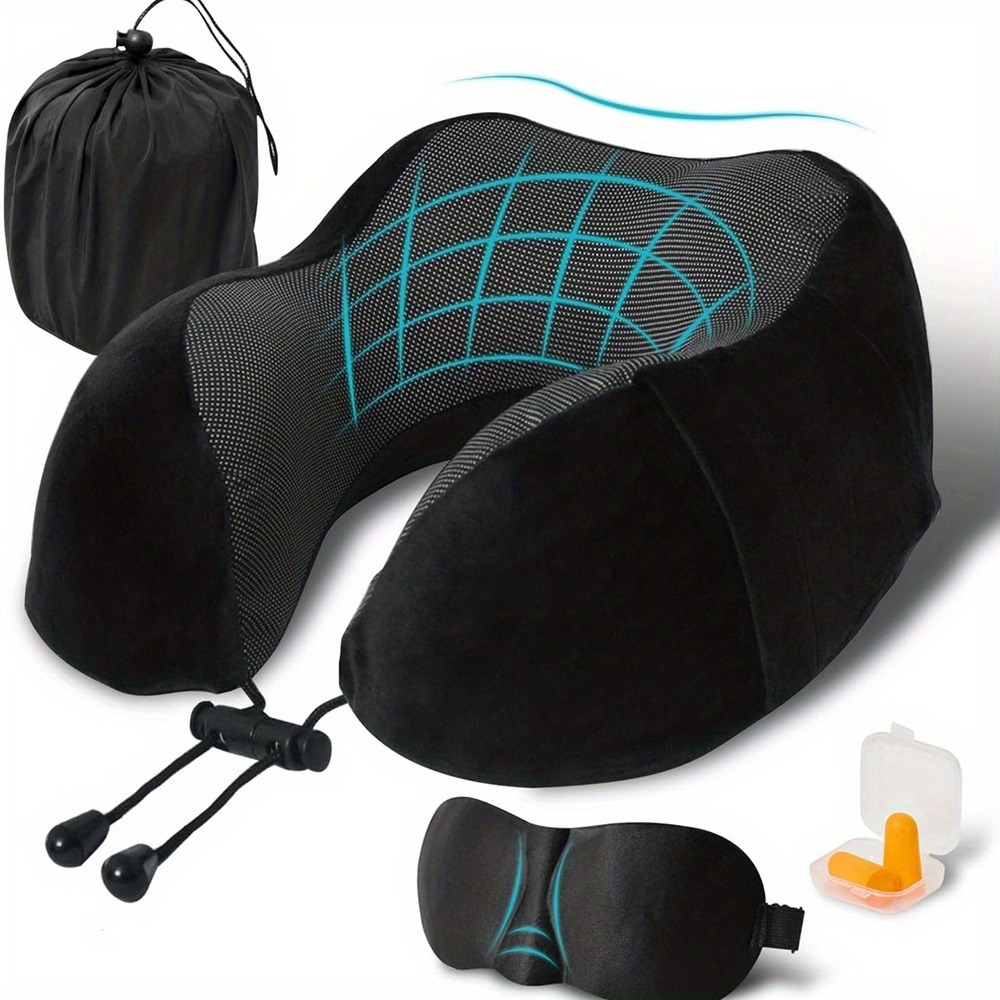 Travel Pillow, Airplane Sleep  - Earplug Set Foam recensie en prijs