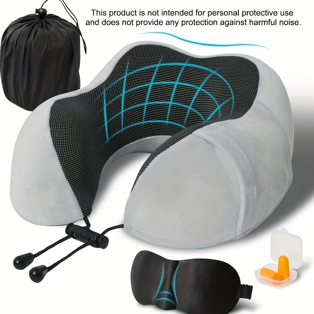 Travel Pillow, Airplane Sleep  - Earplug Set Foam recensie en prijs