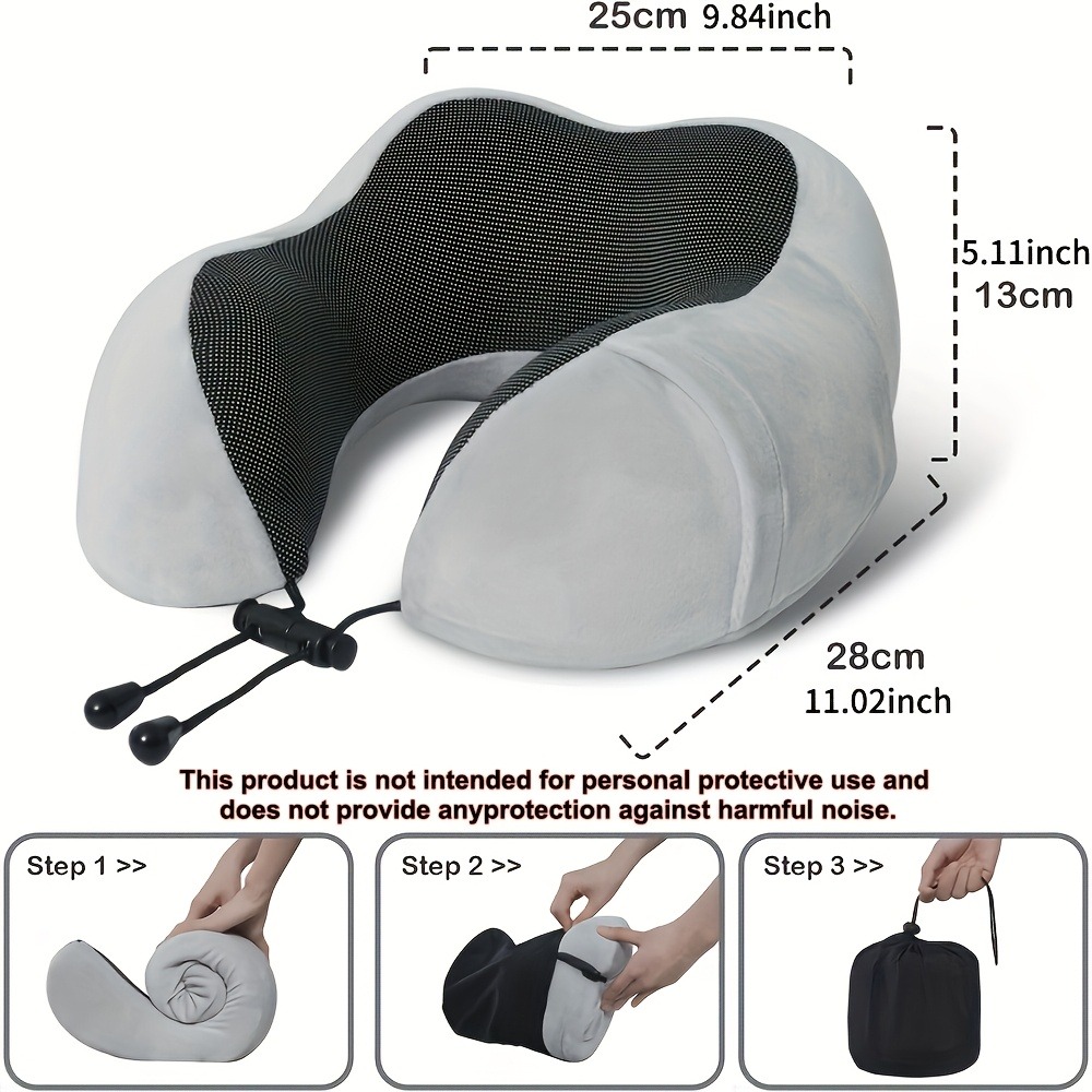 Travel Pillow, Airplane Sleep  - Earplug Set Foam recensie en prijs